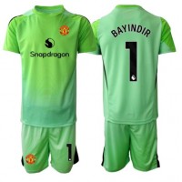 Echipament fotbal Manchester United Altay Bayindir #1 Portar Tricou Treilea 2025-26 pentru copii maneca scurta (+ Pantaloni scurti)