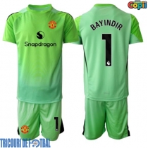 Echipament fotbal Manchester United Altay Bayindir #1 Portar Tricou Treilea 2025-26 pentru copii maneca scurta (+ Pantaloni scurti)