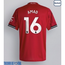 Echipament fotbal Manchester United Amad Diallo #16 Tricou Acasa 2025-26 maneca scurta