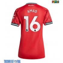 Echipament fotbal Manchester United Amad Diallo #16 Tricou Acasa 2025-26 pentru femei maneca scurta