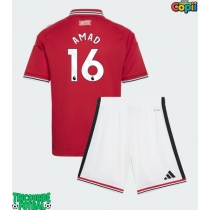Echipament fotbal Manchester United Amad Diallo #16 Tricou Acasa 2026-27 pentru copii maneca scurta (+ Pantaloni scurti)