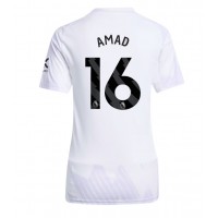 Echipament fotbal Manchester United Amad Diallo #16 Tricou Deplasare 2025-26 pentru femei maneca scurta