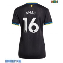 Echipament fotbal Manchester United Amad Diallo #16 Tricou Treilea 2025-26 pentru femei maneca scurta
