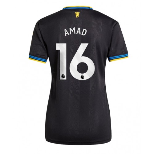 Echipament fotbal Manchester United Amad Diallo #16 Tricou Treilea 2025-26 pentru femei maneca scurta Echipament fotbal Manchester United Amad Diallo #16 Tricou Treilea 2025-26 pentru femei maneca scurta