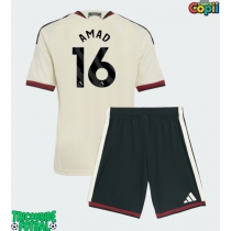 Echipament fotbal Manchester United Amad Diallo #16 Tricou Treilea 2026-27 pentru copii maneca scurta (+ Pantaloni scurti)
