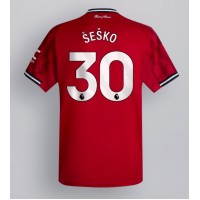 Echipament fotbal Manchester United Benjamin Sesko #30 Tricou Acasa 2025-26 maneca scurta