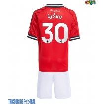Echipament fotbal Manchester United Benjamin Sesko #30 Tricou Acasa 2025-26 pentru copii maneca scurta (+ Pantaloni scurti)