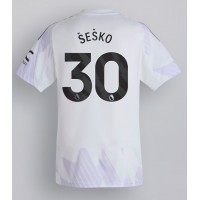Echipament fotbal Manchester United Benjamin Sesko #30 Tricou Deplasare 2025-26 maneca scurta