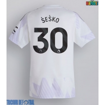 Echipament fotbal Manchester United Benjamin Sesko #30 Tricou Deplasare 2025-26 maneca scurta