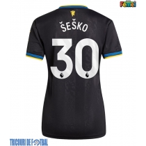 Echipament fotbal Manchester United Benjamin Sesko #30 Tricou Treilea 2025-26 pentru femei maneca scurta