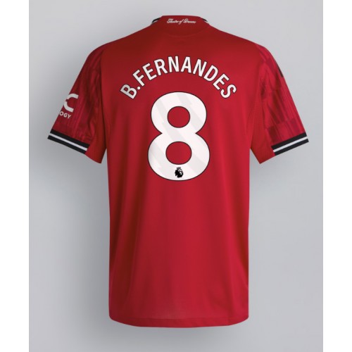 Echipament fotbal Manchester United Bruno Fernandes #8 Tricou Acasa 2025-26 maneca scurta Echipament fotbal Manchester United Bruno Fernandes #8 Tricou Acasa 2025-26 maneca scurta
