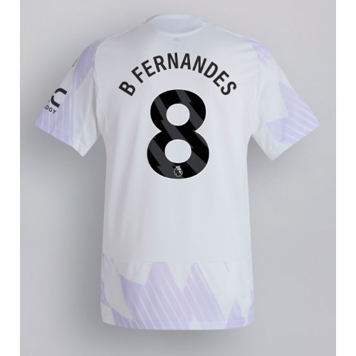 Echipament fotbal Manchester United Bruno Fernandes #8 Tricou Deplasare 2025-26 maneca scurta Echipament fotbal Manchester United Bruno Fernandes #8 Tricou Deplasare 2025-26 maneca scurta