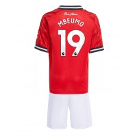 Echipament fotbal Manchester United Bryan Mbeumo #19 Tricou Acasa 2025-26 pentru copii maneca scurta (+ Pantaloni scurti)