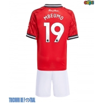 Echipament fotbal Manchester United Bryan Mbeumo #19 Tricou Acasa 2025-26 pentru copii maneca scurta (+ Pantaloni scurti)