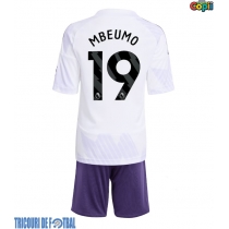 Echipament fotbal Manchester United Bryan Mbeumo #19 Tricou Deplasare 2025-26 pentru copii maneca scurta (+ Pantaloni scurti)