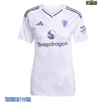 Echipament fotbal Manchester United Bryan Mbeumo #19 Tricou Deplasare 2025-26 pentru femei maneca scurta