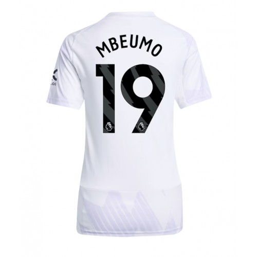 Echipament fotbal Manchester United Bryan Mbeumo #19 Tricou Deplasare 2025-26 pentru femei maneca scurta Echipament fotbal Manchester United Bryan Mbeumo #19 Tricou Deplasare 2025-26 pentru femei maneca scurta