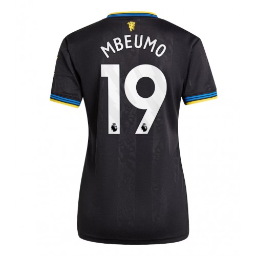 Echipament fotbal Manchester United Bryan Mbeumo #19 Tricou Treilea 2025-26 pentru femei maneca scurta Echipament fotbal Manchester United Bryan Mbeumo #19 Tricou Treilea 2025-26 pentru femei maneca scurta