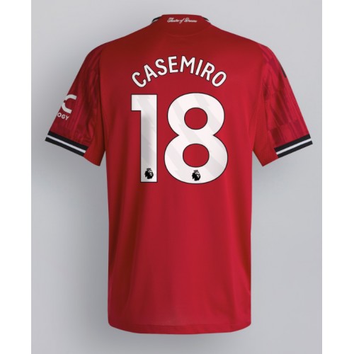 Echipament fotbal Manchester United Casemiro #18 Tricou Acasa 2025-26 maneca scurta Echipament fotbal Manchester United Casemiro #18 Tricou Acasa 2025-26 maneca scurta