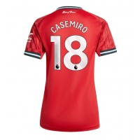 Echipament fotbal Manchester United Casemiro #18 Tricou Acasa 2025-26 pentru femei maneca scurta