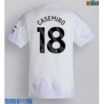 Echipament fotbal Manchester United Casemiro #18 Tricou Deplasare 2025-26 maneca scurta