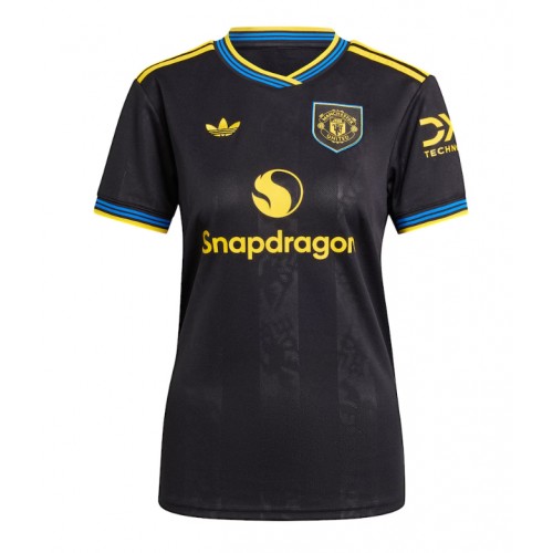 Echipament fotbal Manchester United Casemiro #18 Tricou Treilea 2025-26 pentru femei maneca scurta Echipament fotbal Manchester United Casemiro #18 Tricou Treilea 2025-26 pentru femei maneca scurta