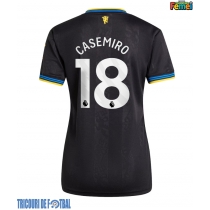Echipament fotbal Manchester United Casemiro #18 Tricou Treilea 2025-26 pentru femei maneca scurta