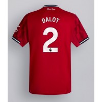Echipament fotbal Manchester United Diogo Dalot #2 Tricou Acasa 2025-26 maneca scurta