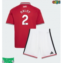 Echipament fotbal Manchester United Diogo Dalot #2 Tricou Acasa 2026-27 pentru copii maneca scurta (+ Pantaloni scurti)