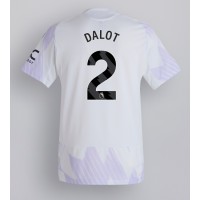 Echipament fotbal Manchester United Diogo Dalot #2 Tricou Deplasare 2025-26 maneca scurta