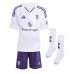 Echipament fotbal Manchester United Diogo Dalot #2 Tricou Deplasare 2025-26 pentru copii maneca scurta (+ Pantaloni scurti)