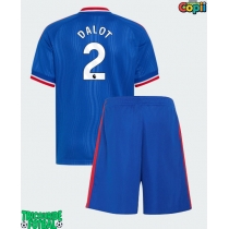 Echipament fotbal Manchester United Diogo Dalot #2 Tricou Deplasare 2026-27 pentru copii maneca scurta (+ Pantaloni scurti)