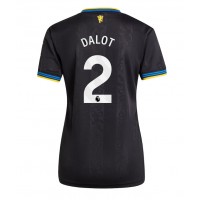 Echipament fotbal Manchester United Diogo Dalot #2 Tricou Treilea 2025-26 pentru femei maneca scurta