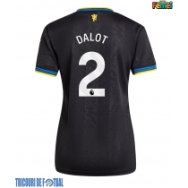 Echipament fotbal Manchester United Diogo Dalot #2 Tricou Treilea 2025-26 pentru femei maneca scurta