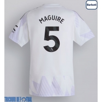 Echipament fotbal Manchester United Harry Maguire #5 Tricou Deplasare 2025-26 maneca scurta