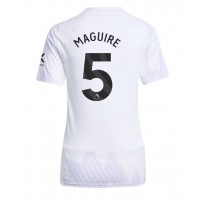 Echipament fotbal Manchester United Harry Maguire #5 Tricou Deplasare 2025-26 pentru femei maneca scurta