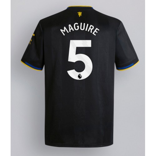 Echipament fotbal Manchester United Harry Maguire #5 Tricou Treilea 2025-26 maneca scurta Echipament fotbal Manchester United Harry Maguire #5 Tricou Treilea 2025-26 maneca scurta