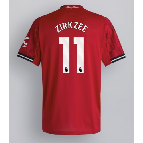 Echipament fotbal Manchester United Joshua Zirkzee #11 Tricou Acasa 2025-26 maneca scurta Echipament fotbal Manchester United Joshua Zirkzee #11 Tricou Acasa 2025-26 maneca scurta