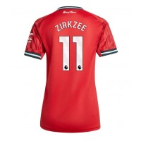 Echipament fotbal Manchester United Joshua Zirkzee #11 Tricou Acasa 2025-26 pentru femei maneca scurta