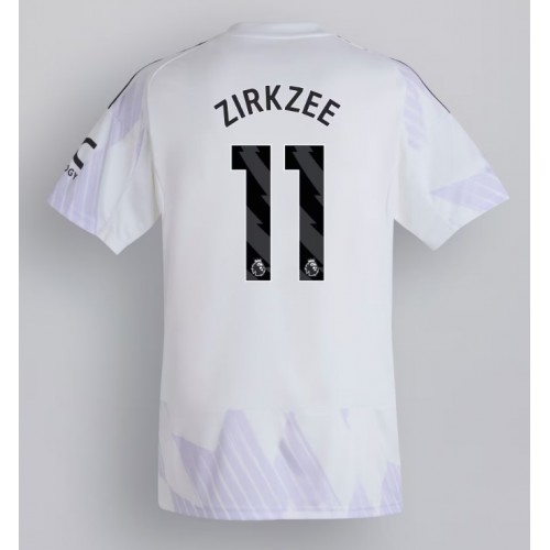 Echipament fotbal Manchester United Joshua Zirkzee #11 Tricou Deplasare 2025-26 maneca scurta Echipament fotbal Manchester United Joshua Zirkzee #11 Tricou Deplasare 2025-26 maneca scurta