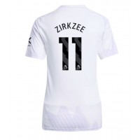 Echipament fotbal Manchester United Joshua Zirkzee #11 Tricou Deplasare 2025-26 pentru femei maneca scurta