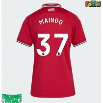 Echipament fotbal Manchester United Kobbie Mainoo #37 Tricou Acasa 2026-27 pentru femei maneca scurta