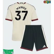 Echipament fotbal Manchester United Kobbie Mainoo #37 Tricou Treilea 2026-27 pentru copii maneca scurta (+ Pantaloni scurti)