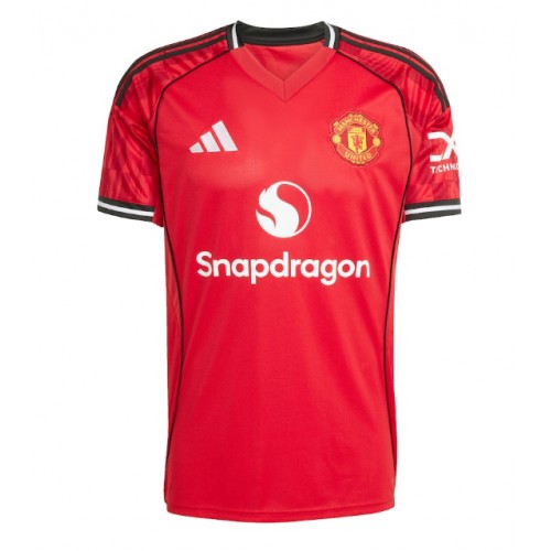 Echipament fotbal Manchester United Leny Yoro #15 Tricou Acasa 2025-26 maneca scurta Echipament fotbal Manchester United Leny Yoro #15 Tricou Acasa 2025-26 maneca scurta