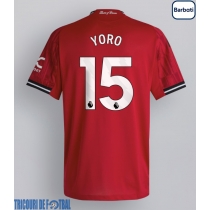 Echipament fotbal Manchester United Leny Yoro #15 Tricou Acasa 2025-26 maneca scurta