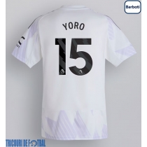 Echipament fotbal Manchester United Leny Yoro #15 Tricou Deplasare 2025-26 maneca scurta