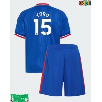 Echipament fotbal Manchester United Leny Yoro #15 Tricou Deplasare 2026-27 pentru copii maneca scurta (+ Pantaloni scurti)