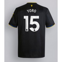 Echipament fotbal Manchester United Leny Yoro #15 Tricou Treilea 2025-26 maneca scurta