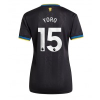 Echipament fotbal Manchester United Leny Yoro #15 Tricou Treilea 2025-26 pentru femei maneca scurta