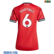 Echipament fotbal Manchester United Lisandro Martinez #6 Tricou Acasa 2025-26 pentru femei maneca scurta